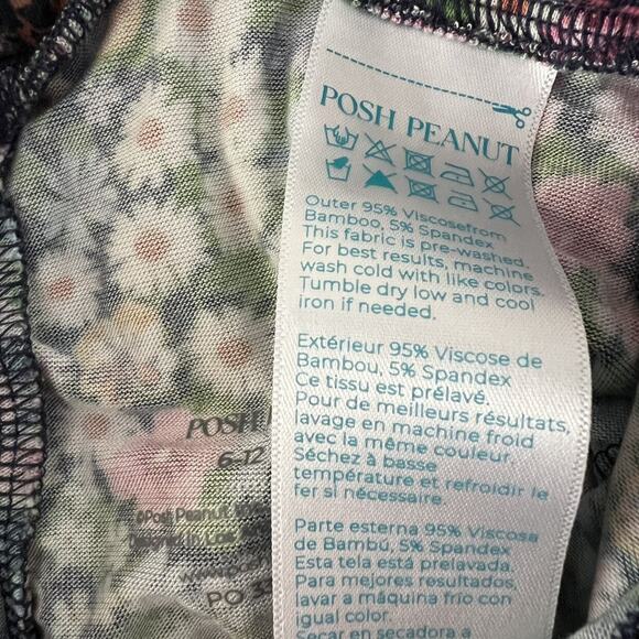 Posh Peanut Skirted Floral Leggings - Picture 6 of 7